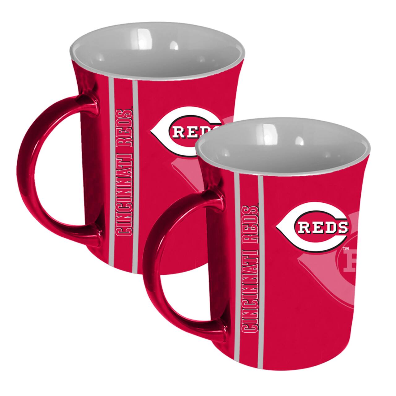 The Memory Company MLB 15oz. Reflective Logo Mugs, 2ct.